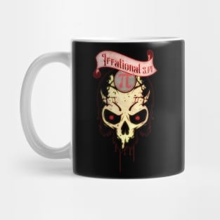 PI Day Irrational Skull Design Strawberry Edition Mug